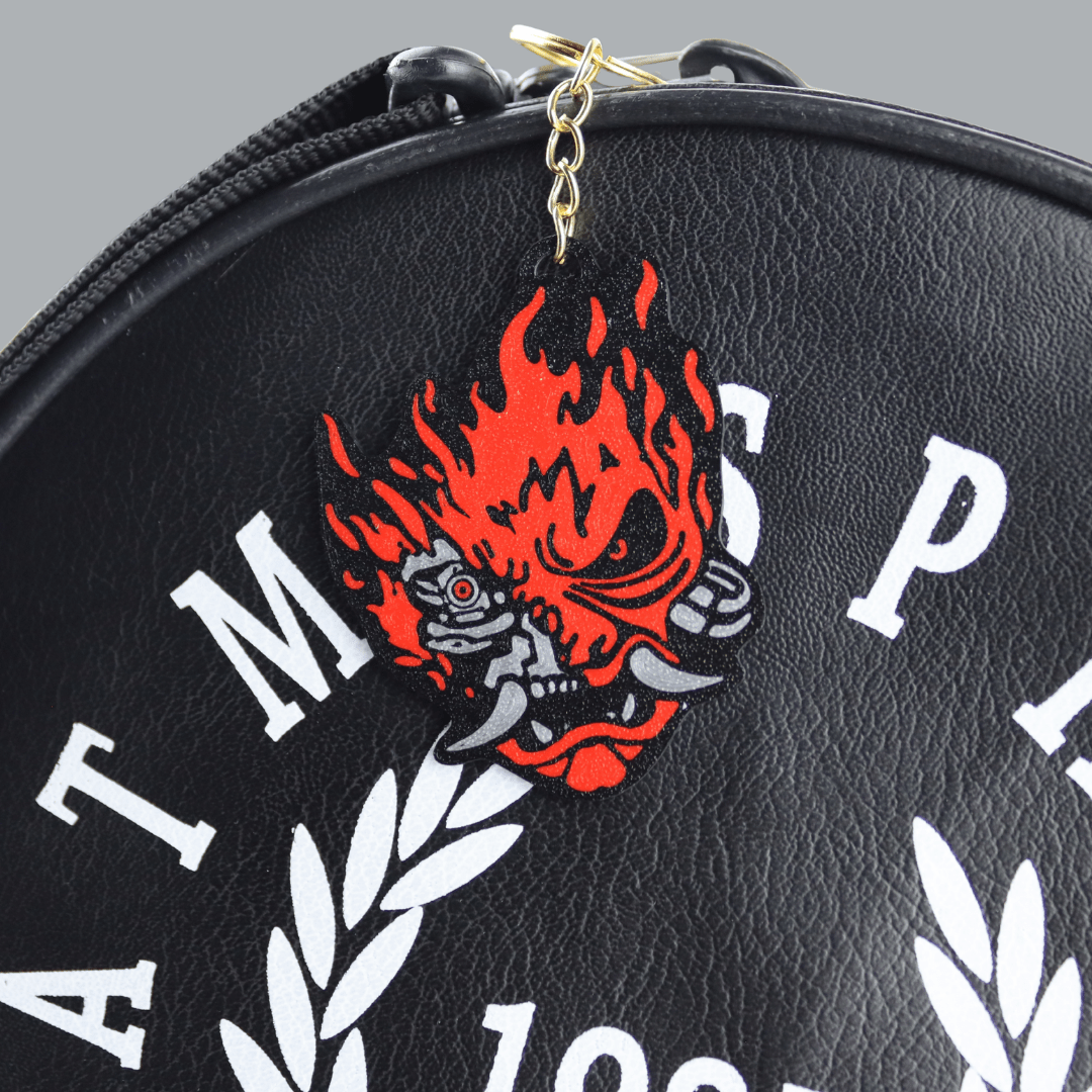 Space Armory Cyber Demon Keychain – With Chain Masks